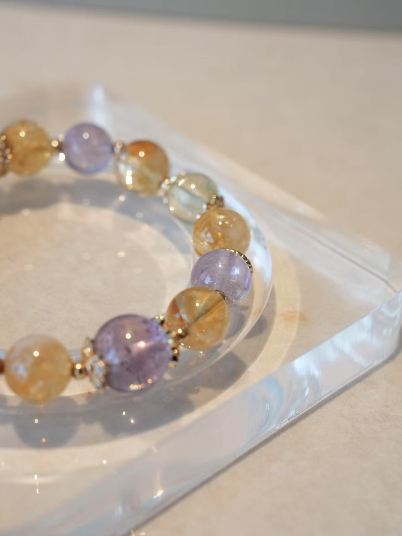 Sunspire Lemon Amethyst Energy Bracelet