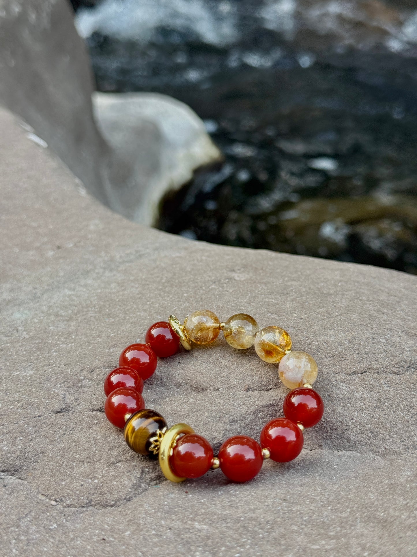 Five Elements Crystal Bracelet - Fire