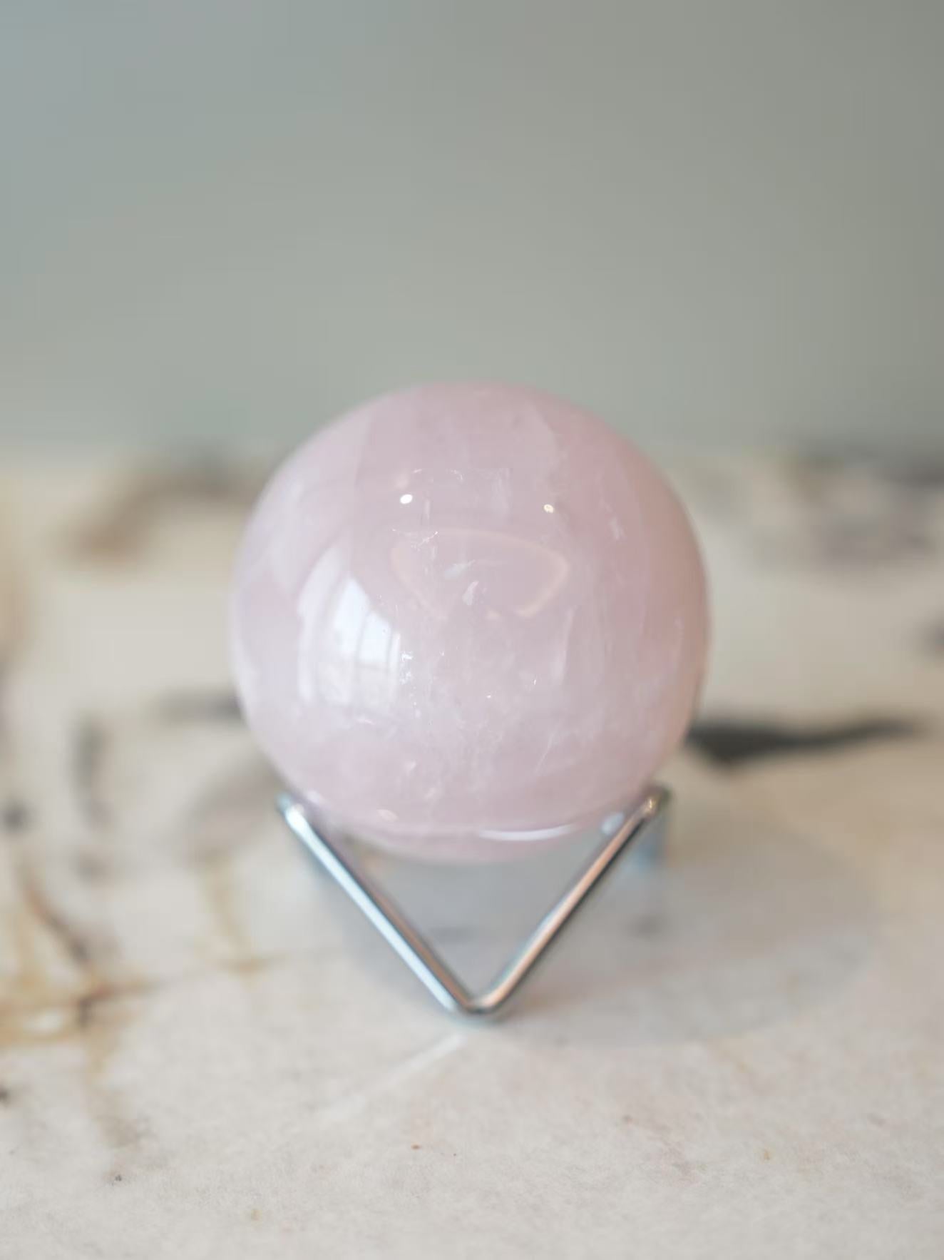 Rose Quartz Sphere