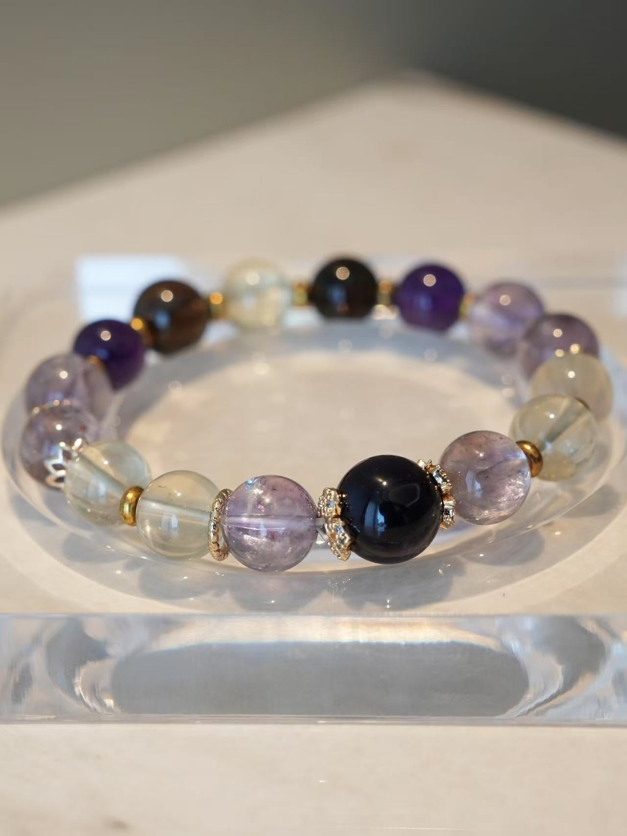 Purple Dawn Citrine Energy Bracelet