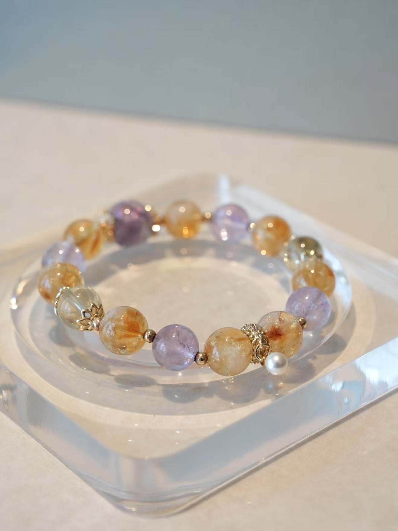 Sunspire Lemon Amethyst Energy Bracelet