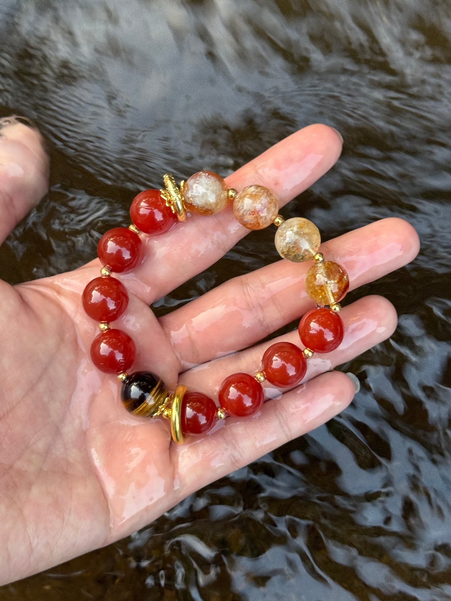 Five Elements Crystal Bracelet - Fire