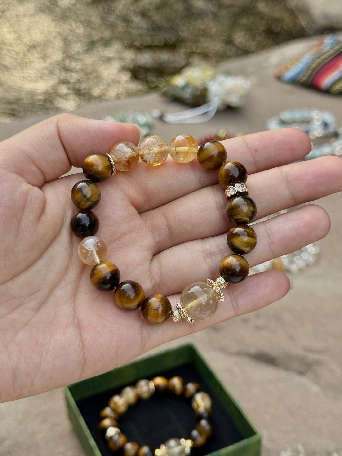 Five Elements Crystal Bracelet - Earth