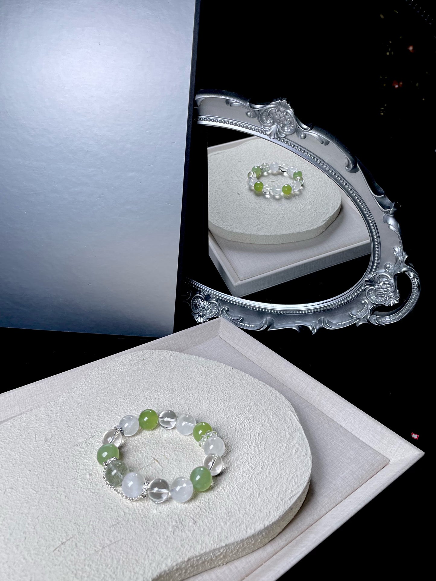 Xiuyan Jade Ice Nexus Energy Bracelet