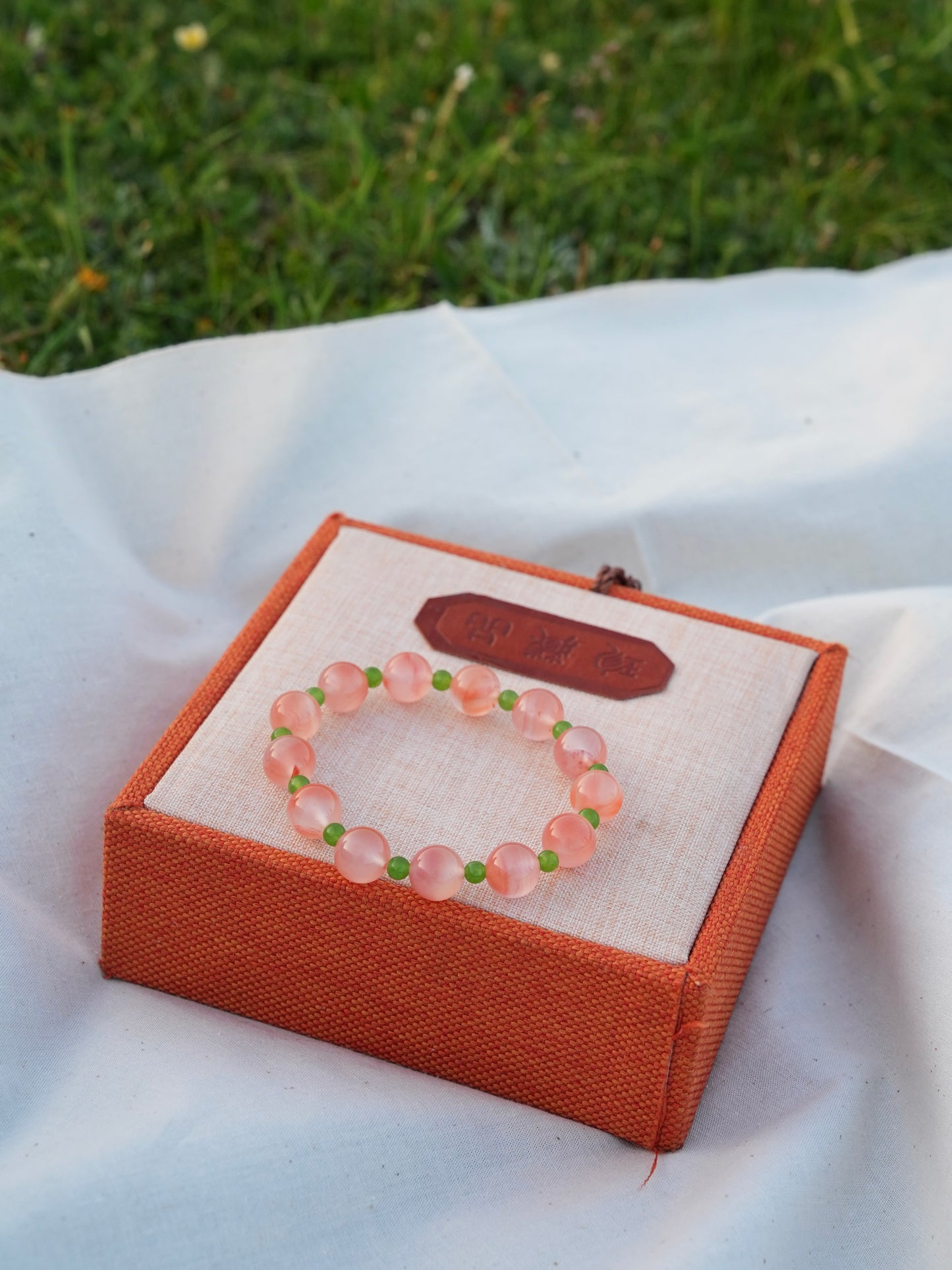 Pink Peach Energy Bracelet
