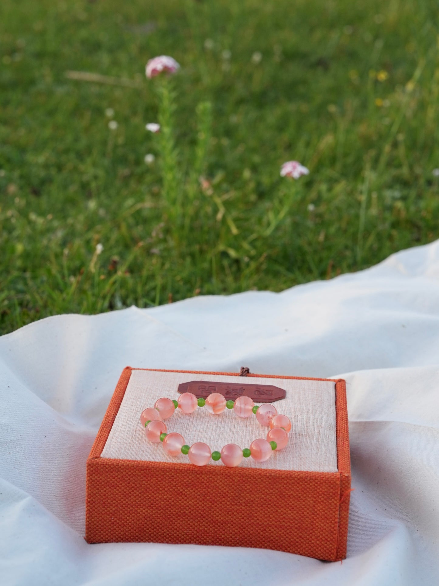 Pink Peach Energy Bracelet