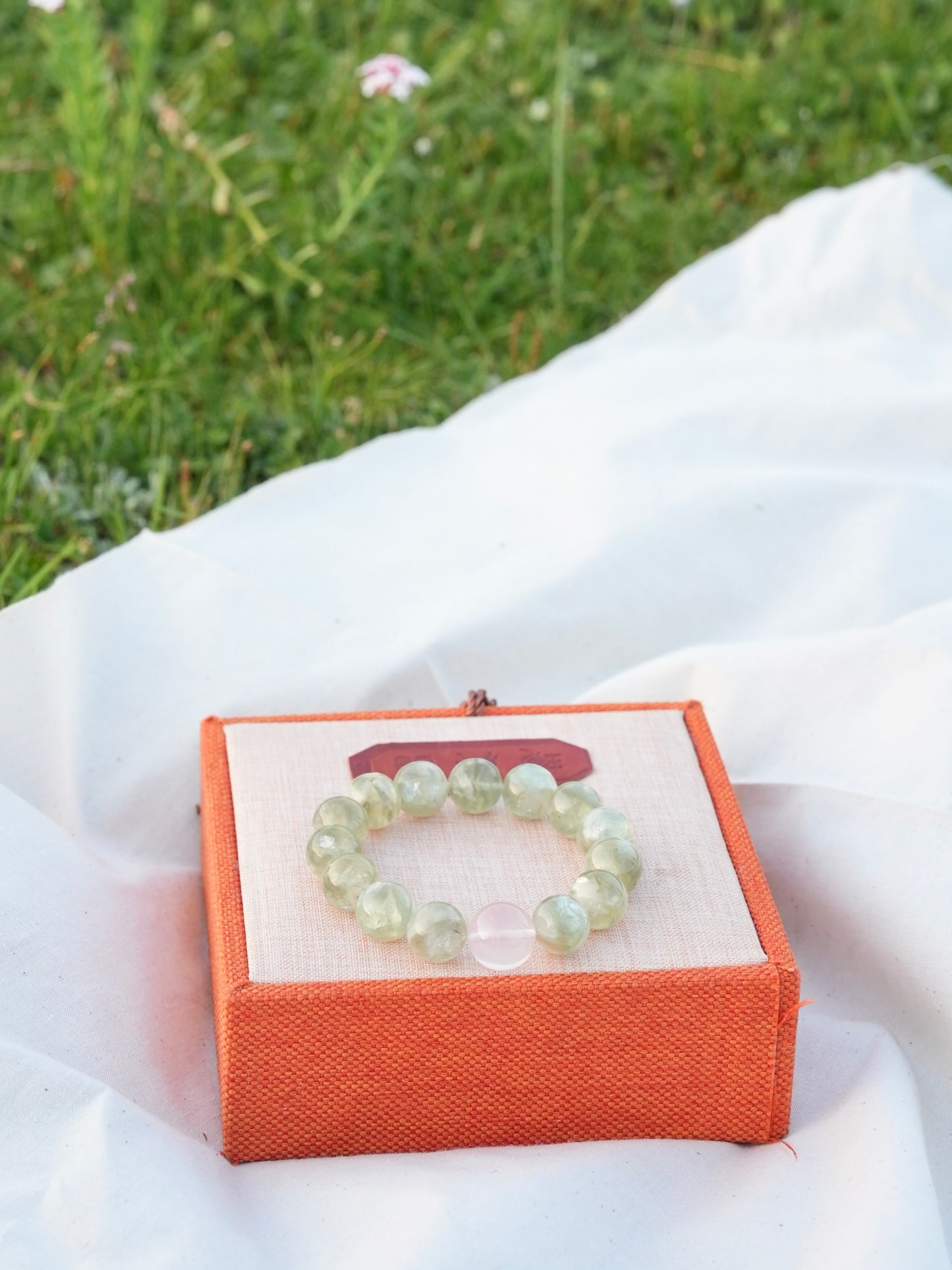 Emerald & Rose Quartz Energy Bracelet