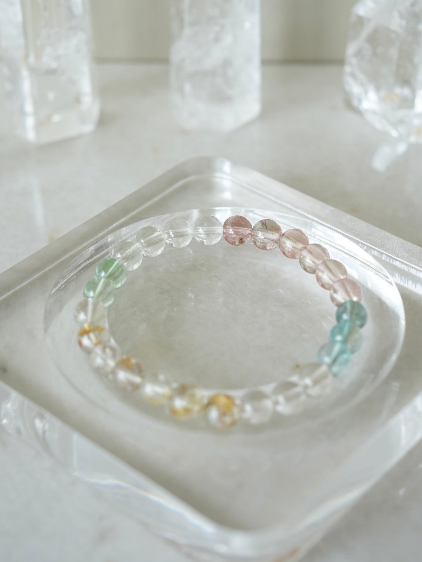 Prismatic Topaz Energy Bracelet