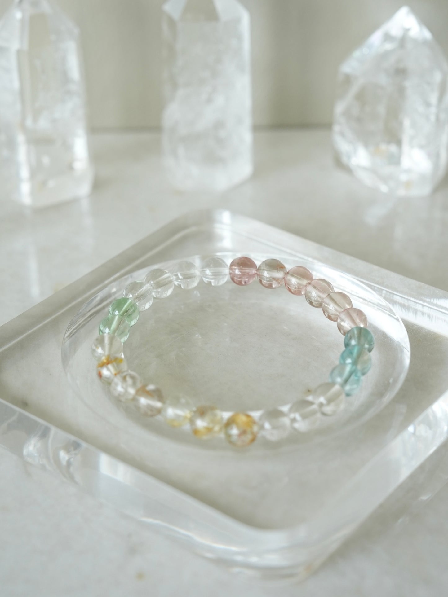 Prismatic Topaz Energy Bracelet