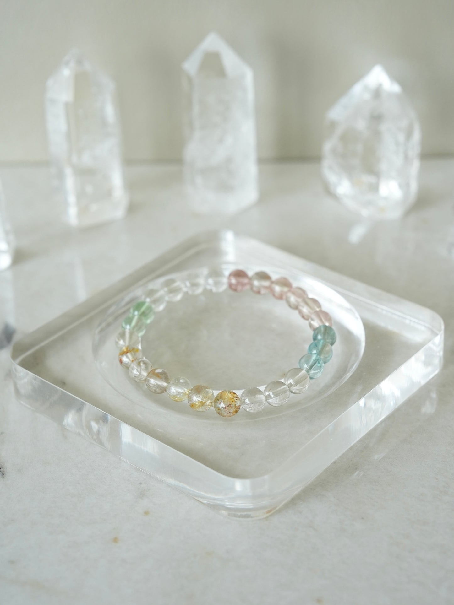 Prismatic Topaz Energy Bracelet
