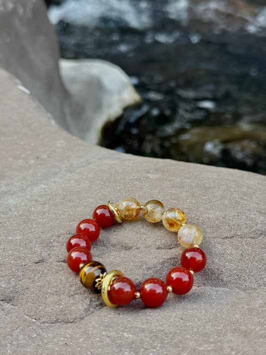 Five Elements Crystal Bracelet - Fire