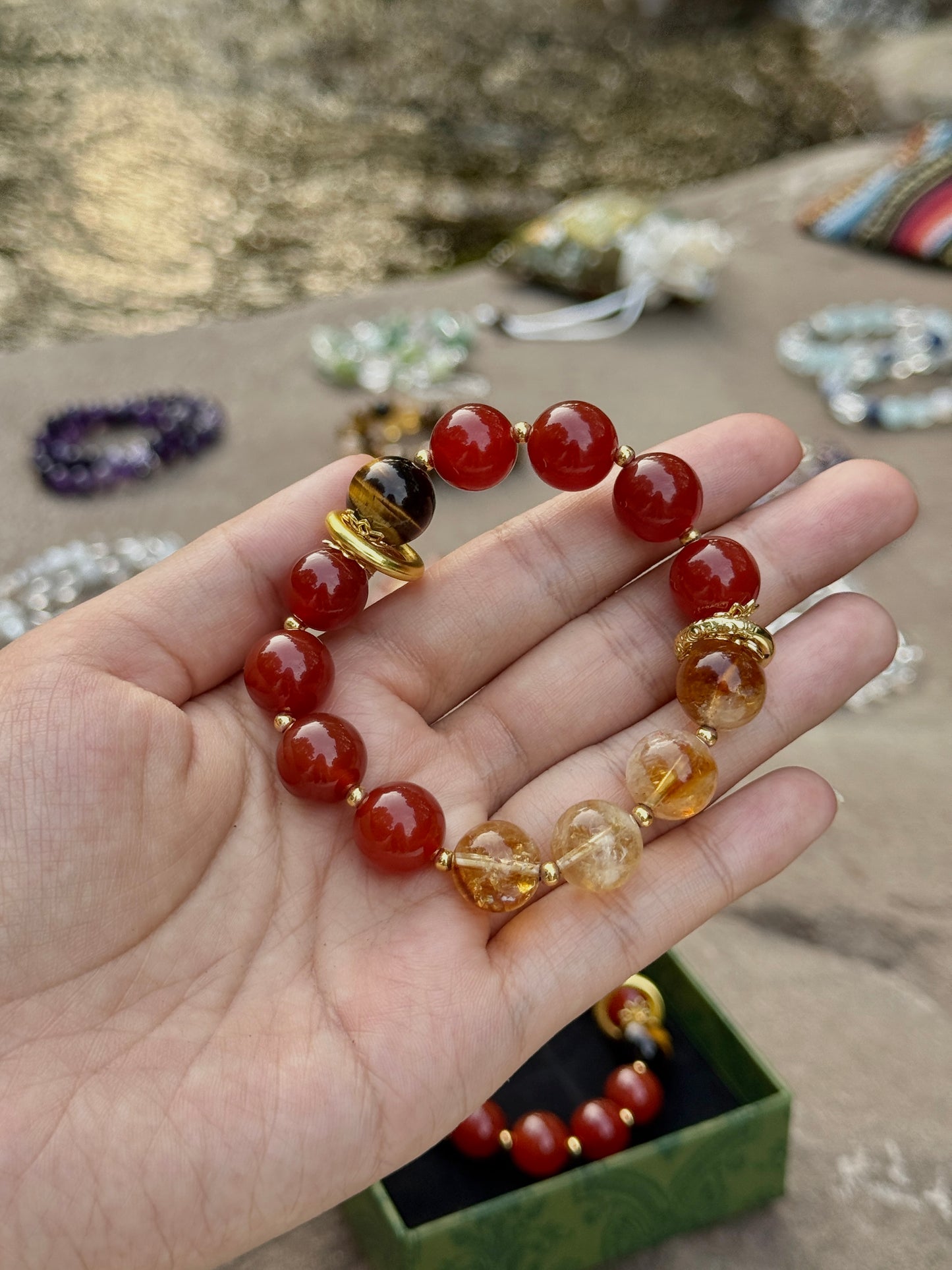Five Elements Crystal Bracelet - Fire