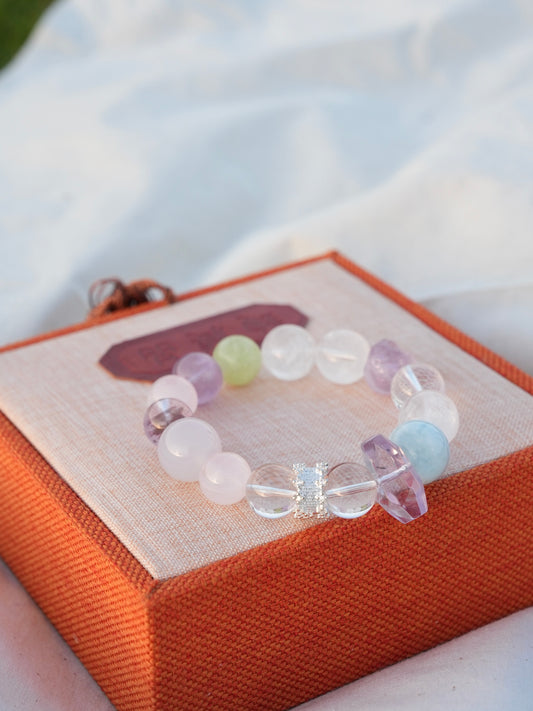 Purple Rainbow Energy Bracelet
