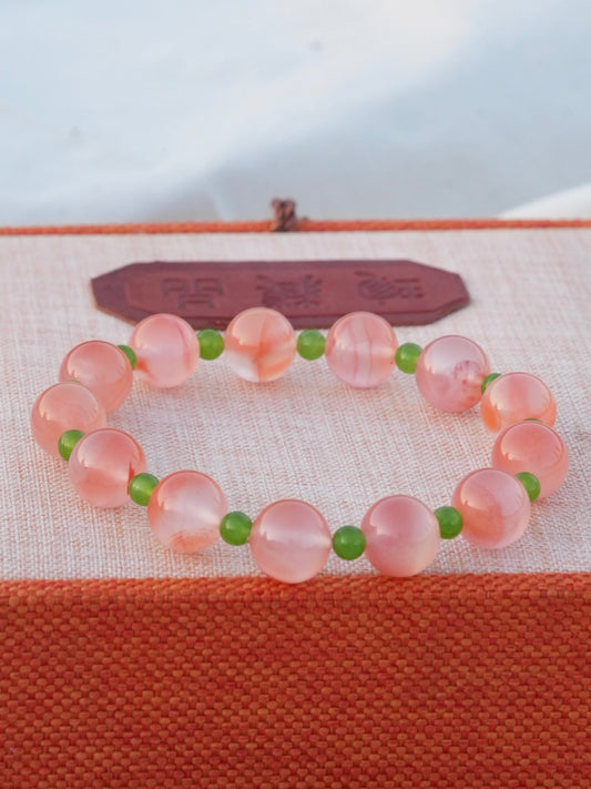 Pink Peach Energy Bracelet