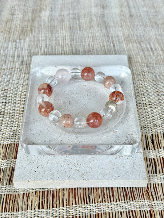 Red Rutilated Quartz Energy Bracelet
