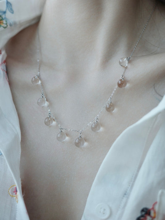 Mermaid Tears Crystal Beaded Necklace